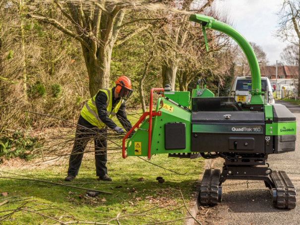 Štěpkovač GreenMech QuadTrak 160D